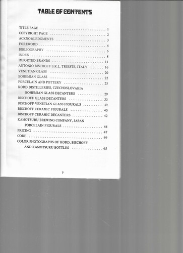 BISCHOFF BOTTLES,IDENTIFICATION AND PRICE GUIDE - Picture 2 of 5