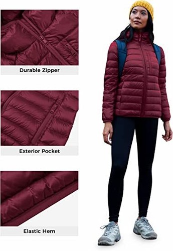 Wantdo Women Winter Down Jacket Puffer Down Jacket Packable Down Jacket Hooded - Picture 36 of 56