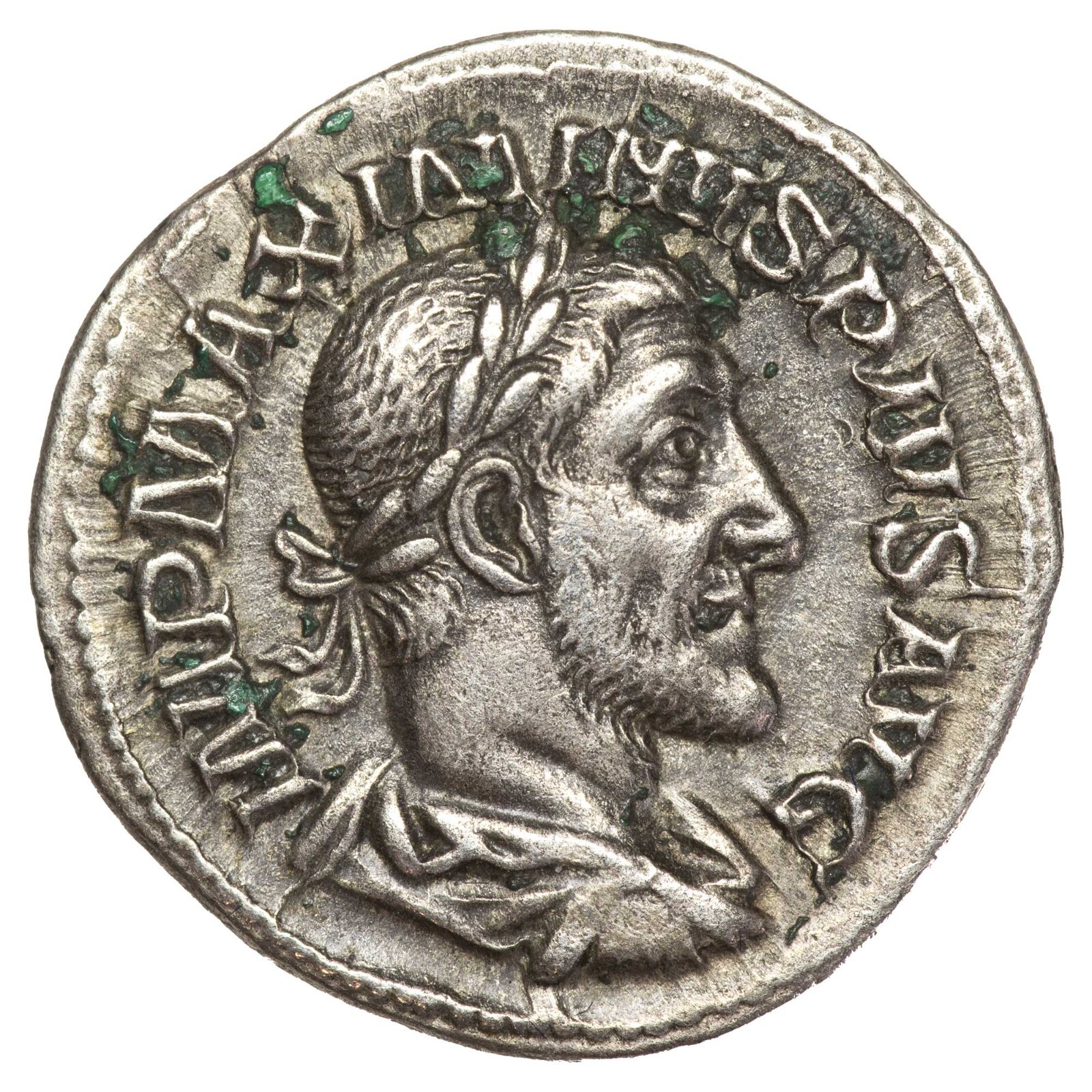 Moneda romana Maximinus I Tracia Denario 235 Reverso Pax Avgvsti RIC.12 Plata
