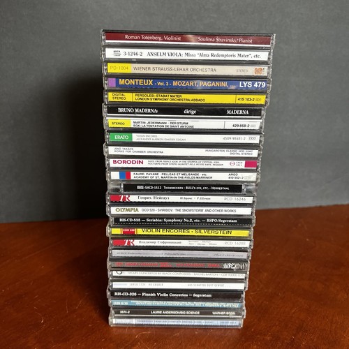 Lot B: 25 CD Mixed Artists Classical Music Violin Piano Jeno Hubay Takacs Encore - Picture 2 of 20