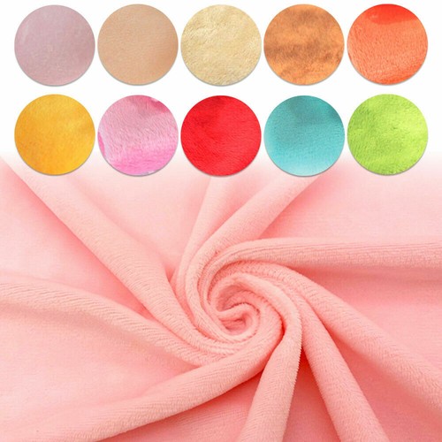 Micro Plush Silk Velvet Fabric Diy Cushions Pillow Sofa Home Textile Upholstery - Picture 2 of 23