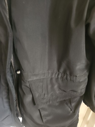 Womens Coat Size Large Black Puffer Basic Edition Winter Cold Weather Jacket - Picture 2 of 7