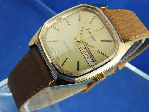 Phenix Revue Automatic Watch Circa 1970s Swiss Vintage New Old Stock Cal MSR P27 - Picture 5 of 12