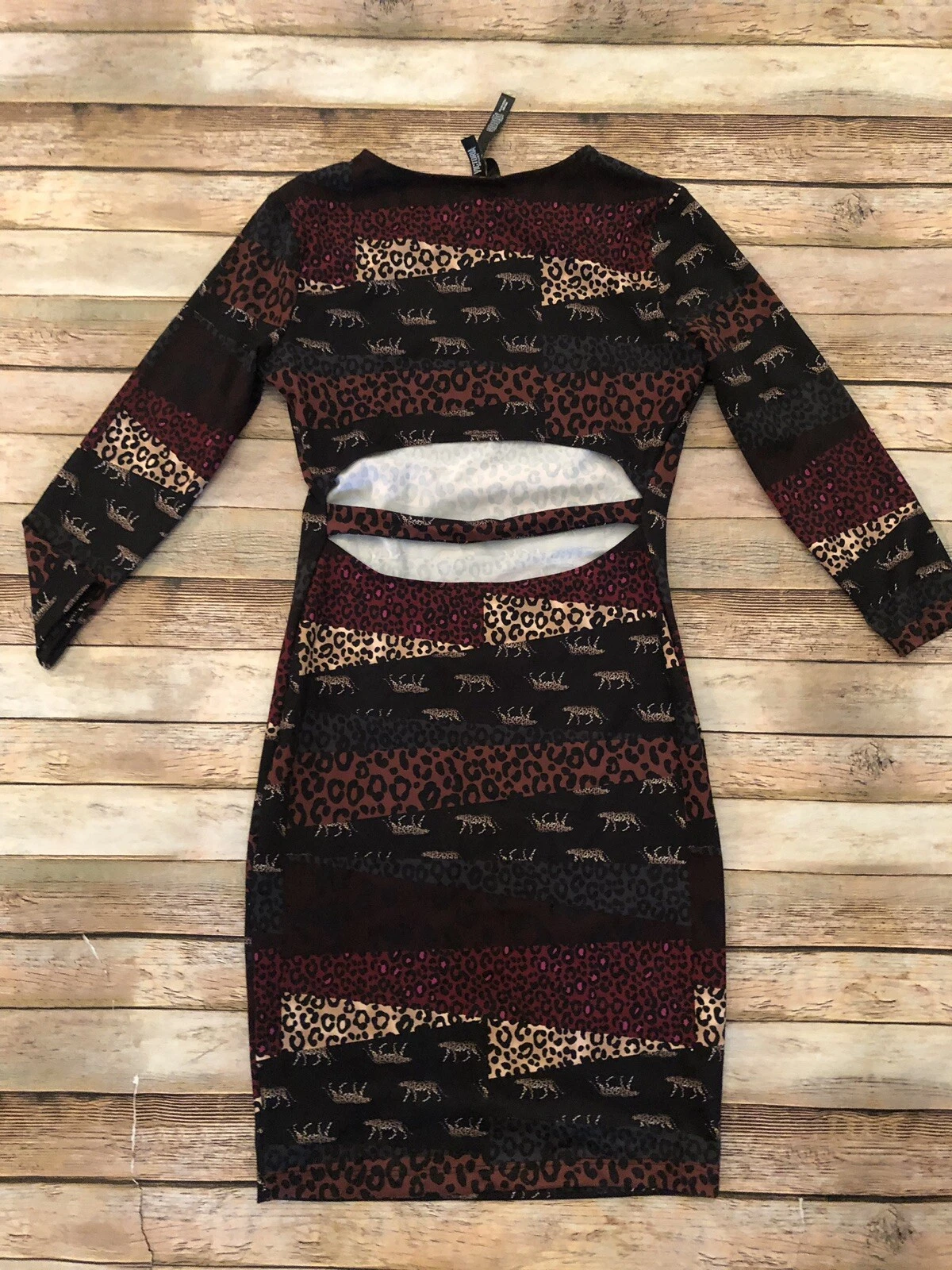 UNDERCOVER Abito Victoria's Secret Sport Victoria Animal nuovo con etichette XS Bodycon