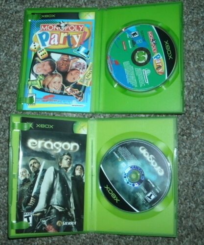 xbox games lot of 2 Monopoly Party complete, eragon complete bundle free ship - Picture 2 of 2