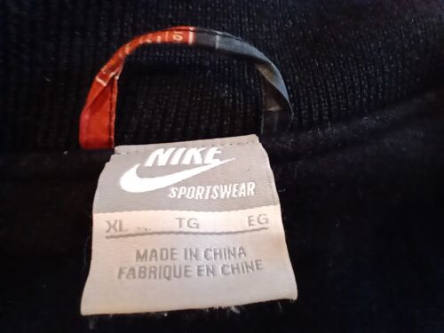 Nike Victory Destroyer Varsity Wool Jacket Size XL The Infamous 24 Black Bomber - Picture 7 of 9