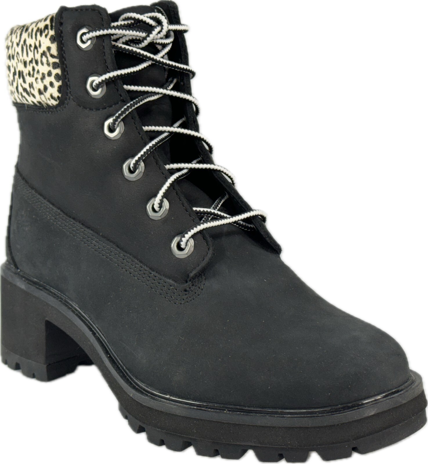 ЖЕНСКИЕ НЕПРОМОКАЕМЫЕ БОТИНКИ TIMBERLAND KINSLEY SAFARI LEOPARD 6-ДЮЙМОВОГО РАЗМЕРА, A2ET6