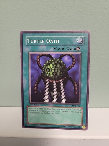 Yugioh Turtle Oath MRL-066 Common 1st Edition Near MINT - Picture 2 of 5