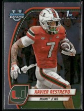 2024 Bowman University Chrome #187 Xavier Restrepo
