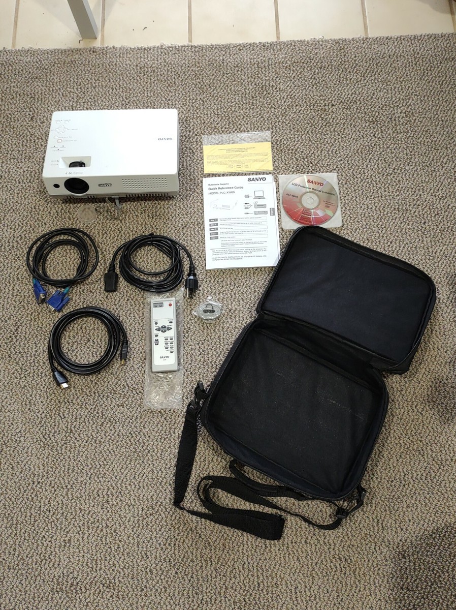 SANYO PRO xtraX Multiverse Projector. PLC-XW60 LCD Projector