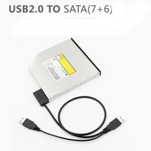 USB 2.0 to 2.5inch HDD 7+15pin SATA Hard Drive Cable Adapter For SATA SSD & HDD - Picture 4 of 9