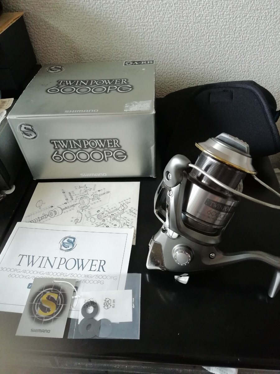 Super Rare Shimano 02 Twin Power 6000Pg Gear Made In Japan Super Rare Shimano 02 Twin Power 6000Pg Gear Made In Japan