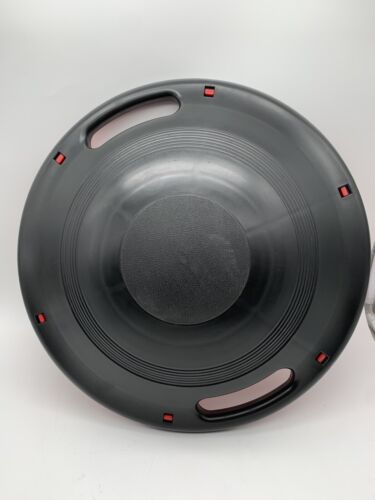 Balance Board mit Griffen Wackelbrett ø 40 cm Gleichgewichtstraining Balance Rot - Bild 5 von 5