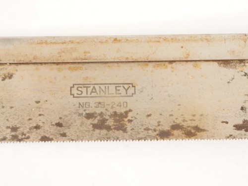 Stanley vintage n. Seghetto a coda di rondine 39-240 USA taglia bene 10" - Foto 2 di 4