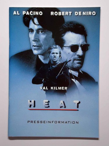 Heat - Robert De Niro - Al Pacino - Ashley Judd - Presseheft