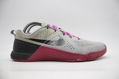 Nike Metcon 1 Women's Size 9.5 Gray Running Shoes Sneakers 813101-005