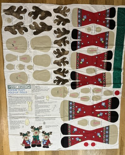 Lot of 7 Cut & Sew Christmas Fabric Panel Door Nativity Book Craft See Photos - Picture 4 of 8