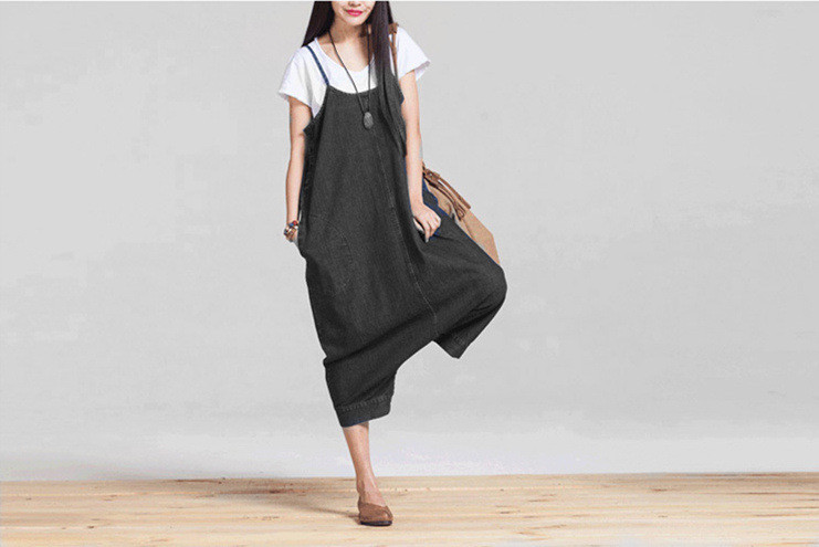 Classics Short Dungaree Salopette Donna Gonna Di Geans Da Donna - Foto 8