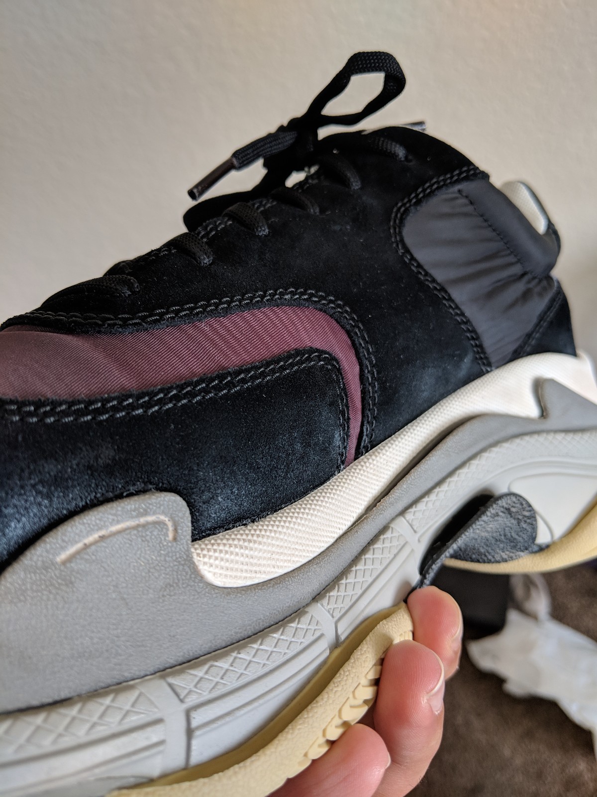 Balenciaga Triple S size size S 12 /45EU (Purple/Brown Colorway) b1d693 Balenciaga Triple S size size S 12 /45EU (Purple/Brown Colorway) b1d693