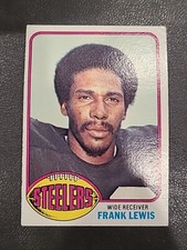 1976 Topps Frank Lewis #261 football card Pittsburgh Steelers - NM - 02