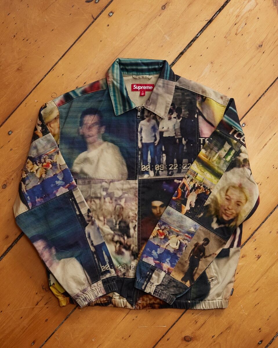 supreme mark leckey hardcore patchwork harrington jacket supreme mark leckey hardcore patchwork harrington jacket