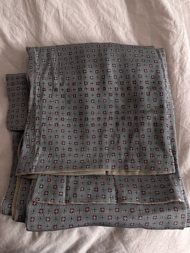 Japanese Vintage Kimono Silk Lightweight very-greyish-blue - Picture 4 of 16