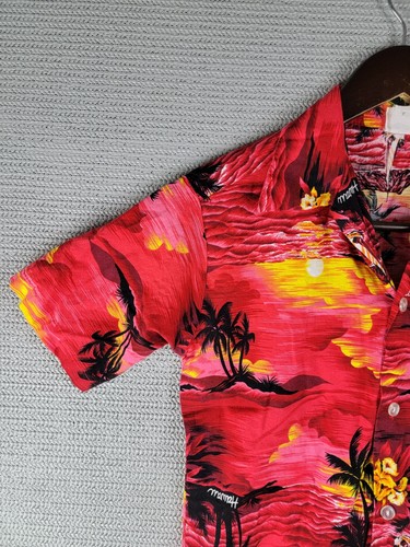 Hawaii kids shirt and shorts set aloha size 14 tourist - Picture 5 of 19