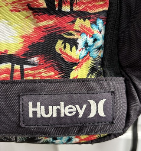 Vintage Collectible Hurley Backpack With Skateboard Straps Y2K Rare Aloha print - Picture 3 of 9