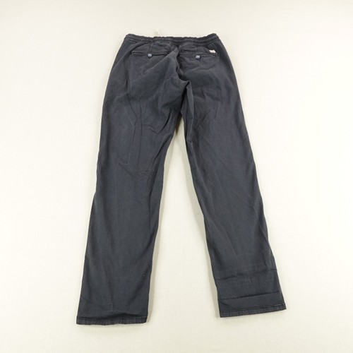 Marine Layer Pants Mens Small Black Chino Joggers Athletic Fit Organic Cotton - Picture 4 of 16