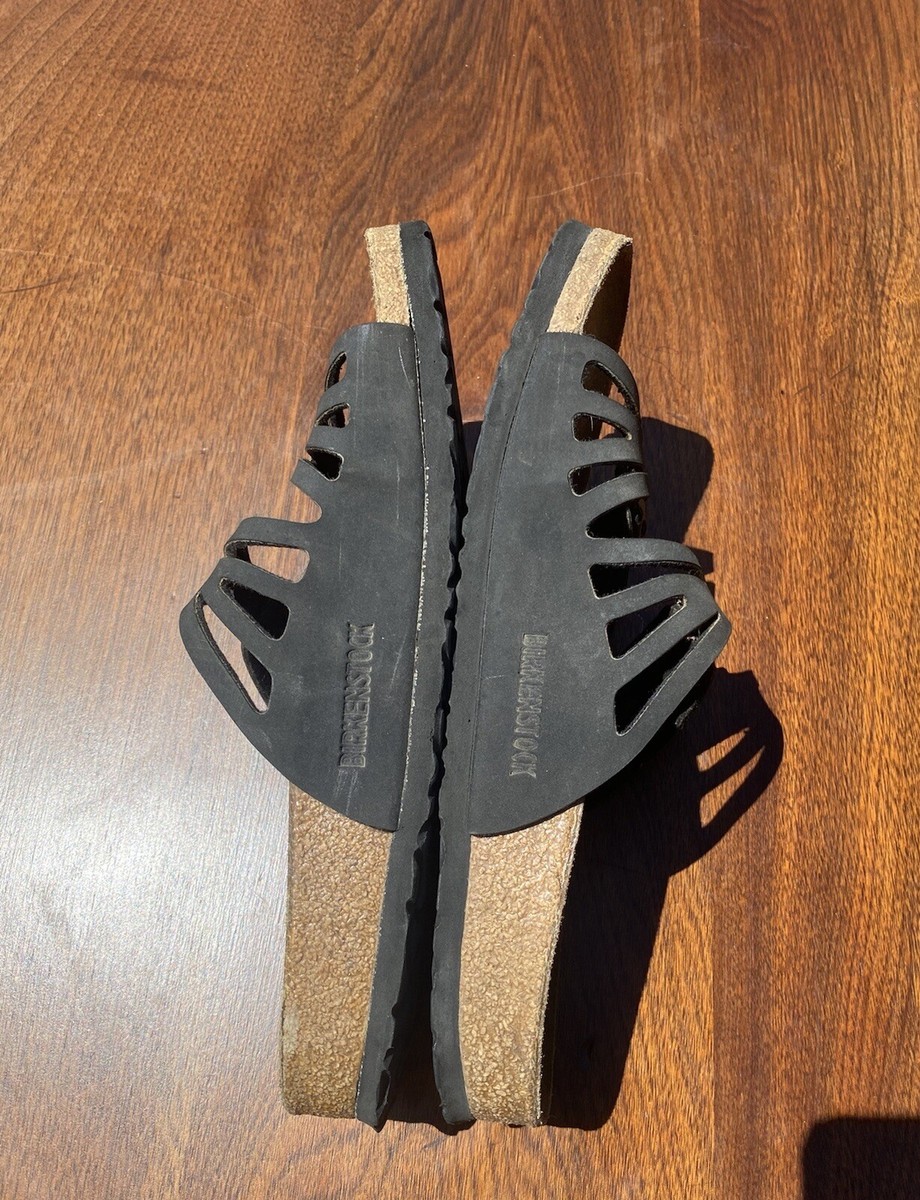 Birkenstock Granada Sandals Black Women s Size EU 40 L9 M7 Narrow Shoes Leather eBay