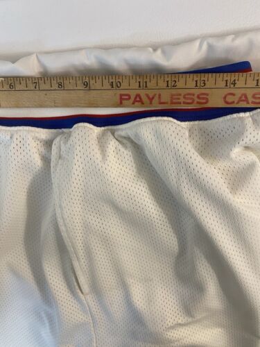 Vintage Jordan Wings Shorts Mens XL White Blue Red Baggy, Xtra Long Excellent - Picture 3 of 21