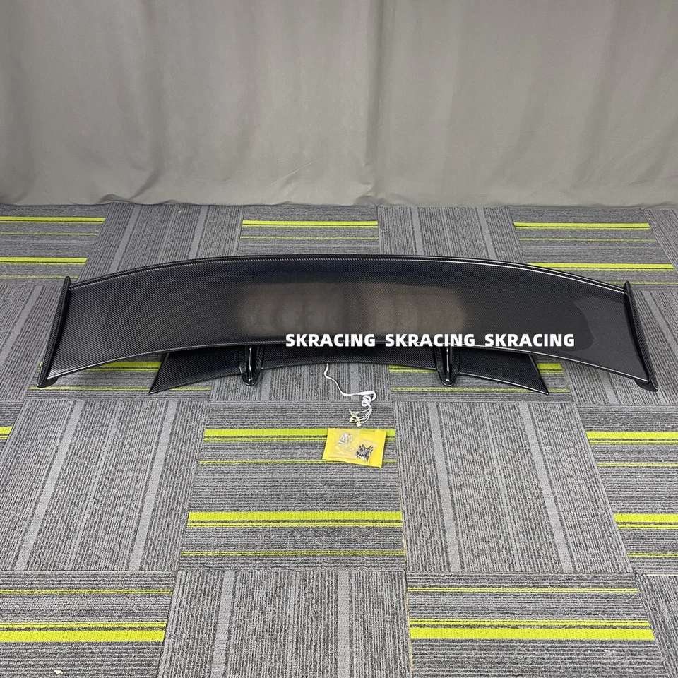 Fits 2009-2024 Nissan GT-R GTR R35 GT Style Carbon Fiber Rear Trunk Spoiler Wing - Image 2 of 4