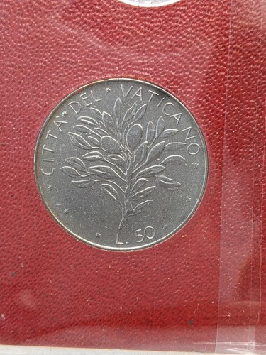 1970 VATICAN - OFFICIAL MINT BU SET (8) w/ SILVER 500 LIRE - POPE PAUL VI - Picture 13 of 18