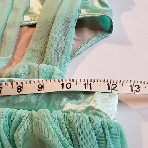 Lyrical Dance Costume, Mint Green, Child Medium WAITING GAME 10271 - Picture 6 of 6