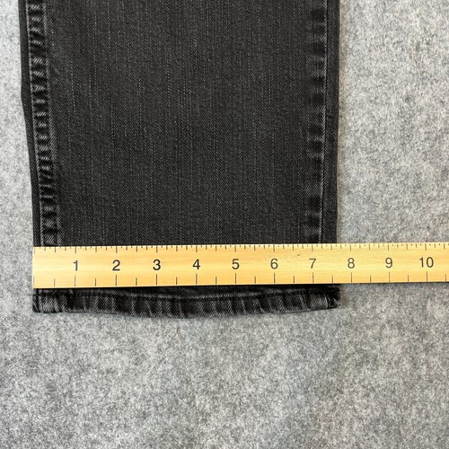 Wrangler Texas Stretch Mens Jeans Straight Regular Charcoal Grey Faded W32 L32 * - Picture 5 of 13