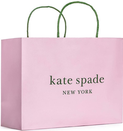 NWB Kate Spade Chandra Dark Green Leather Tote PXRU9390 Deep Evergreen Gift Bag - Picture 9 of 9