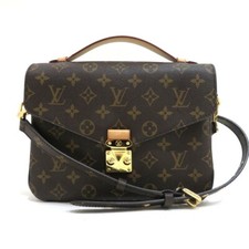 Rank A! Louis Vuitton Pochette Metis Crossbody Brown Monogram Canvas M44875 Auth