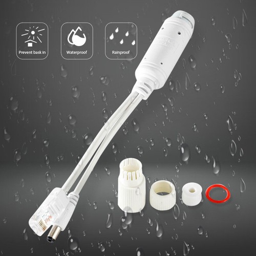 48V to 12V POE Splitter Waterproof Adapter Cable Power Supply Module IP CameLSEI - Zdjęcie 9 z 11
