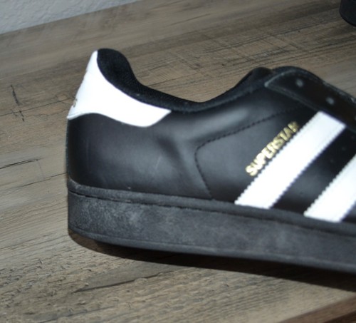 Adidas Women's Superstar Size Core Black & White sz. 9 - Picture 3 of 24