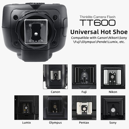 Godox TT600 Thinklite Flash High-Speed TTL Camera Flash Light Speedlite for DSLR - Picture 9 of 14