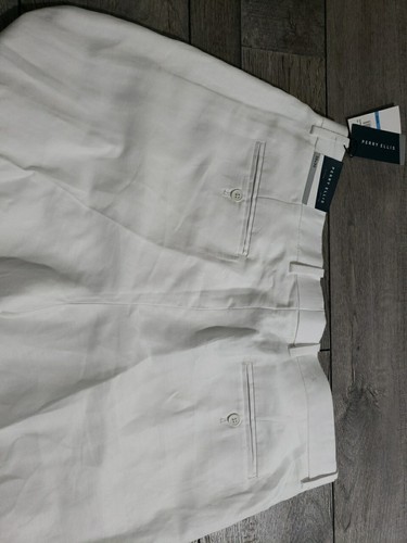 Perry Ellis Men's Essentials Linen Dress Pant Modern Fit Solid 36×30 W37.5 L29.5 - Picture 5 of 8
