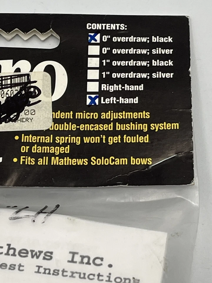 Mathews Tiro con Arco Micro Resto 0” Sobredibujo para zurdos Foto 4 de 4