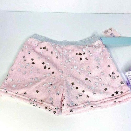 More Than Magic Pajama Shorts Girls XL 14/16 Calm Pink Silver Star NWT Sleepwear - Picture 2 of 6