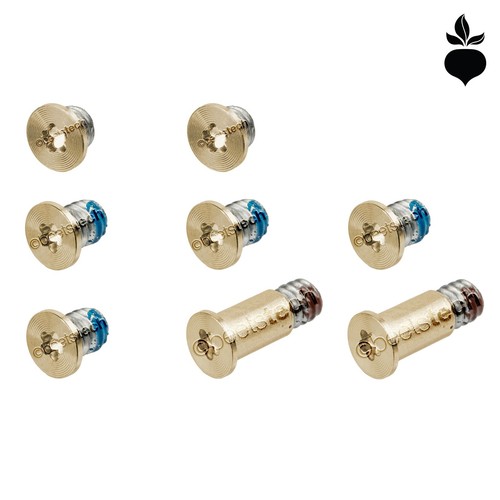 GOLD BOTTOM CASE SCREWS PENTALOBE P5 MacBook Retina 12" A1534 2015 2016 2017 - Picture 1 of 4