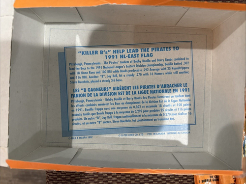 1992 O-Pee-Chee Baseball Cards - Unopened Pack(s) - 10 cards and Bubble Gum - Picture 16 of 16