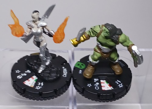 HEROCLIX 2011 AMAZING HULK Skaar 015 Caiera 039 LOT (Warbound, Savage Land) - Bild 4 von 4