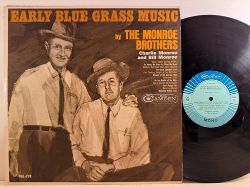 Bluegrass LP DIE MONROE-BRÜDER Bill / Charlie frühe Blue Grass-Musik Cinch sehr guter Zustand +
