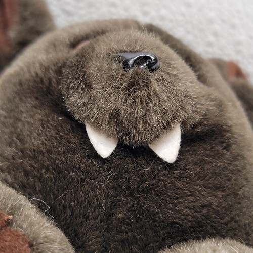 MJC Purr-Fection 4" Radar Bat Plush Halloween Brown Cushy Critter - Picture 5 of 19