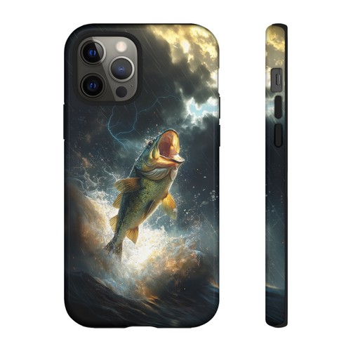Big Mouth Bass Fish Thunderstorm River - Phone Case for iPhone, Galaxy, Pixel - 第 111/281 張圖片