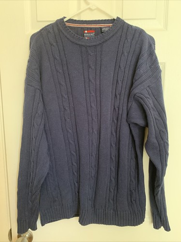 Men's Classic Vintage Bugle Boy Sweater Dark Blue M - Picture 1 of 4